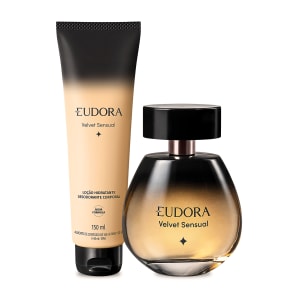 Conjunto Velvet Sensual Eudora Feminino - Desodorante Colônia 100ml + Loção Desodorante Corporal 150ml