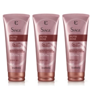 Kit Siàge Nutri Rosé Condicionador 3 Unidades