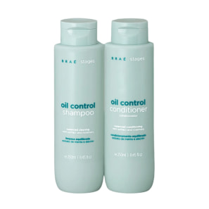 Kit Braé Stages Oil Control – Equilíbrio para Cabelos Oleosos (2 Produtos)