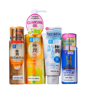 Kit Hada Labo Gokujyun Shirojyun Hyaluronic (4 Produtos)
