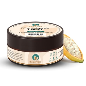 Oleoterapia Brasil Manteiga de Cacau Pura - Manteiga Corporal e Capilar 60g