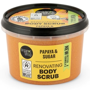 Organic Shop Mamão e Açúcar - Esfoliante Corporal Natural