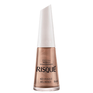 Risqué Metálicos Não Ofusca Meu Bronze - Esmalte Metálico 8ml