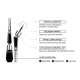 Lancôme Grandiôse Matte 02 Chocolate Brown - Delineador Líquido 1,3ml (10)