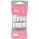 Belliz Autoadesivas Francesinha Rosa - Unhas Postiças (2 4 Unidades) (1)