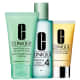 Kit Clinique Sistema 3 Passos Pele 4 Oleosa (3 produtos) (1)