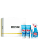 Conjunto Moschino Fresh Couture Feminino - Eau de Toilette 100ml + Loção Corporal 100ml + Gel de Banho 100ml + Travel Size 10ml