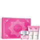 Versace Conjunto Feminino Bright Crystal - Eau de Toilette 50ml + Shower Gel 50ml + Loção 50ml