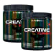 Kit 2 und Creatina Turbo Sem Sabor Black Skull 300g (2)
