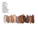 M·A·C Connect In Colour Eye Shadow Unfiltered Nudes - Paleta de Sombras 12,2g (8)