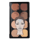 Kiss New York Ruby Kisses 3D Contour Artist Powder Light Medium - Paleta de Contorno 28,8g (2)