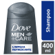 Dove Men+Care Limpeza Refrescante - Shampoo 400ml (1)