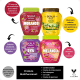 Kit Máscara Skala: Banana, Melancia, Morango E Uva 1000g (2)
