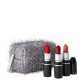 Kit M·A·C Frosted Firework Fireworked Like a Charm Lipstick Red (4 Produtos) (1)
