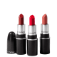 Kit M·A·C Frosted Firework Fireworked Like a Charm Lipstick Red (4 Produtos) (2)