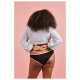 Pantys Comfy Fluxo Moderado Preta e Rosa - Calcinha Absorvente XGG (6)