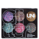 Paleta de Sombras UNImakeup Glitter 6 Cores 7,8g (2)
