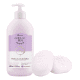 Combo Cuide-Se Bem Rosa E Algodão: Loção Corporal 400 Ml + 2 Sabonetes Em Barra