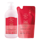 Combo Cuide-se Bem Morango e Leite: Loção Corporal Hidratante 400ml + Refil 400ml