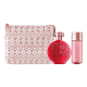 Combo Floratta Red: Desodorante Colônia + Óleo Perfumado Corporal + Nécessaire Renda