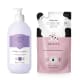 Combo Cuide-se Bem: Loção Corporal Rosa e Algodão 400ml + Refil Deleite 350ml (1)