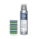 Combo Diário: Espuma Para Barbear 160ml + Kit Recarga The Razor6 (4 unidades)