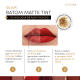 Batom Líquido Bordô Intenso Glam Matte Tint 4g (3)