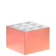 Acrílico Store Rosé/Branco com 9 Divisórias - Porta Pincel (2)