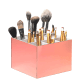 Acrílico Store Rosé/Branco com 9 Divisórias - Porta Pincel (1)