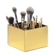 Acrílico Store Dourado/Preto com 9 Divisórias - Porta Pincel (1)