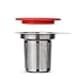 Infusor Para Chá Inox - Moncloa - Fair Infuser Com Tampa - Vermelho (2)