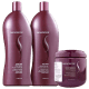 Kit Senscience True Hue + Inner Restore Intensif Moisturizing Mask Salon (3 Produtos)