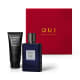 Combo O.U.I Rivière Bleue Eau De Parfum 75ml + Creme De Barbear 100g + Caixa (1)