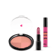 Kit Pó Multiefeitos Bronze + Máscara de cílios Divina Preté Volume Alonga Curva e Define + Batom Mate Amorando (1)