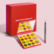 Combo Presente: Paleta Multifuncional 17g + Lápis Para Olhos Rosa 1,2g + Caixa de Presente