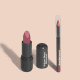 Combo Batom Rosa Efeito Mate 3,8g + Lapiseira de Contorno Labial Rosa 1,1g (1)