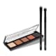 Combo Vult: Paleta De Sombras Essentials Neutrals 3g + Pincel Para Aplicar Sombra + Pincel De Esfumar Sombra