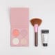Kit Paleta de Iluminadores Collection, Light My Face e Pincel Leque (1)