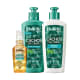 Kit DaBelle Hair Cachos da Onda Óleo Mágico Trio (3 Produtos)