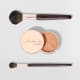 Kit Iluminador Skin Shine + Pincel para Iluminador + Pincel para Pó