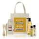 Kit Love, Beauty and Planet - Shampoo + Condicionador 100ml + Creme para Pentear Hope and Repair + Ecobag Amarela + Talheres de Bambu