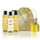 Kit Love, Beauty and Planet - Shampoo + Condicionador 300ml Hope and Repair + Sabonete líquido Tropical Hydration + Saco de pano + Vela aromárica