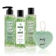 Kit Love, Beauty and Planet - Shampoo + Condicionador 300ml + Sabonete líquido Energizing Detox + Esponja de banho