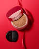 Kit Set To Glow Translucent Loose Setting Powder Medium Deep Glow 29G & Glow Powder Brush 1UN (3)
