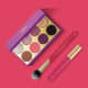 Combo Niina Secrets: Palette de Sombras Purple + Pincel Multifuncional + Máscara para Cílios Super Up (2)