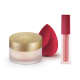 Kit Niina Secrets Batom Skinny Matte Rose Gardênia + Primer + Esponja (1)