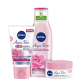 Kit NIVEA Aqua Rose Trio (3 Produtos)