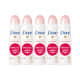 Kit - 5 Desodorantes Antitranspirante Aerossol Dove Beauty Finish 150ml
