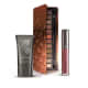 Kit Paleta Adoro Bronzes + Primer Instamatte + Batom Líquido Supermate Metálico Malvaluz