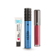 Kit Máscara Big Bang Resistente à Água + Tchau Pelinhas + Batom Líquido Supermate Goiabali